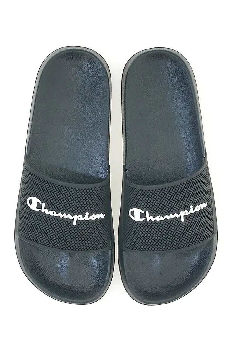 Ciabatte Nere Con Fascia Ampia Champion DTN21