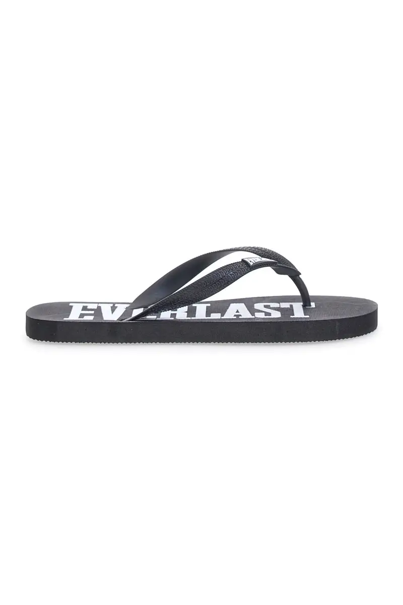 Ciabatte nere con logo bianco EVERLAST EV09