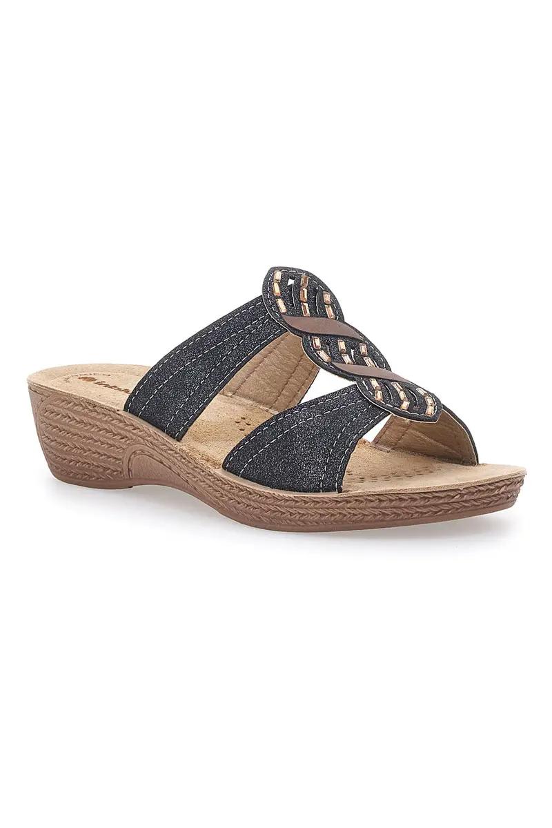 Ciabatte Nere Con Sottopiede Anatomico Inblu 34 GL miniatura 2