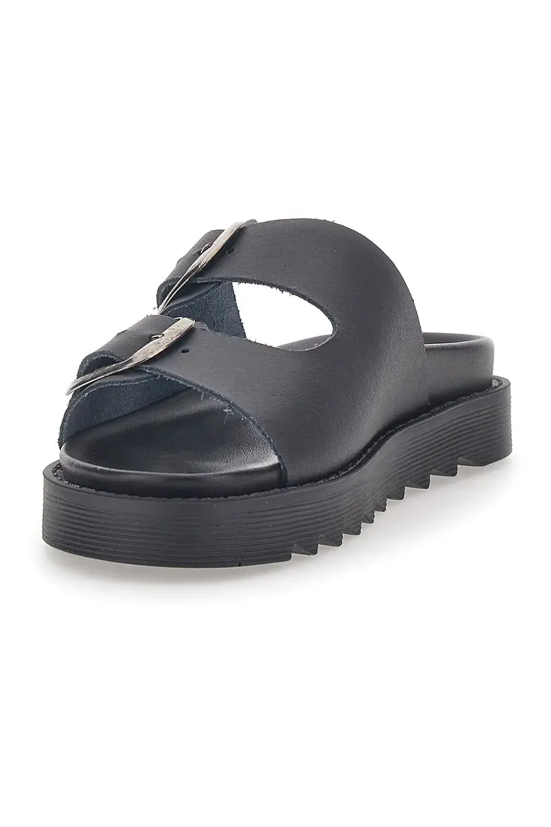 Ciabatte Nere In Vera Pelle Pittarello Capsule 27154 miniatura 3