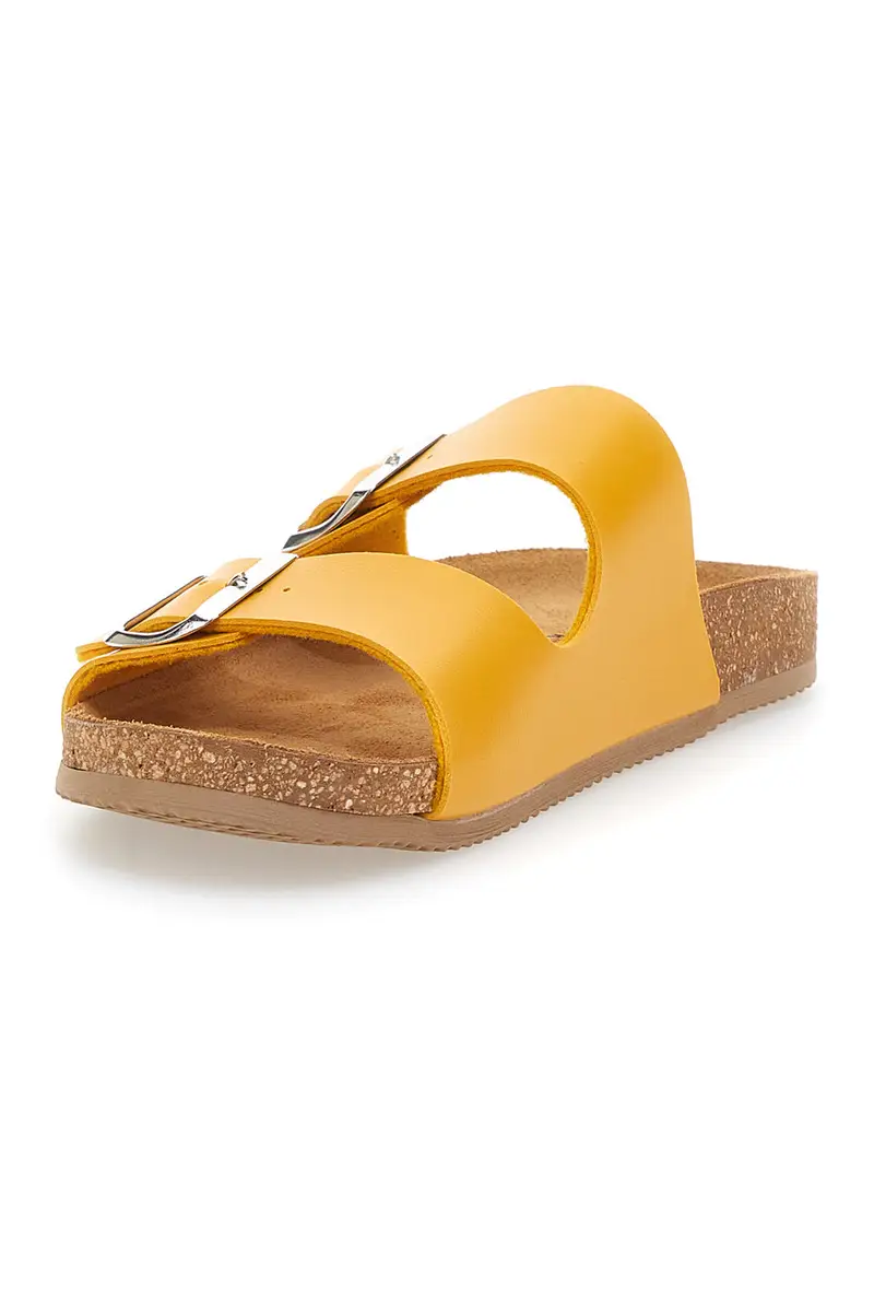 Ciabatte Ocra con Doppia Fibbia Made in Italy PITTARELLO TIERRA 335A20630SR miniatura 3