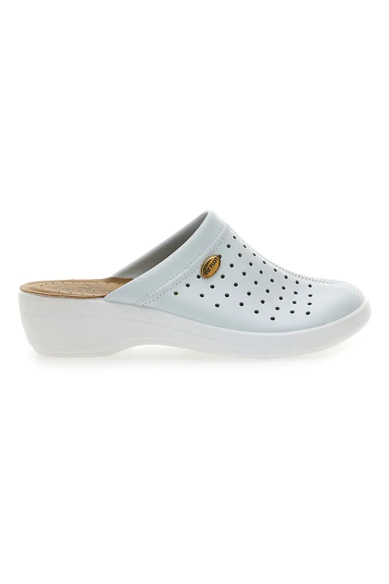 Ciabatte Professionali Bianche Con Plantare Anatomico Made In Italy Fly Flot 5001