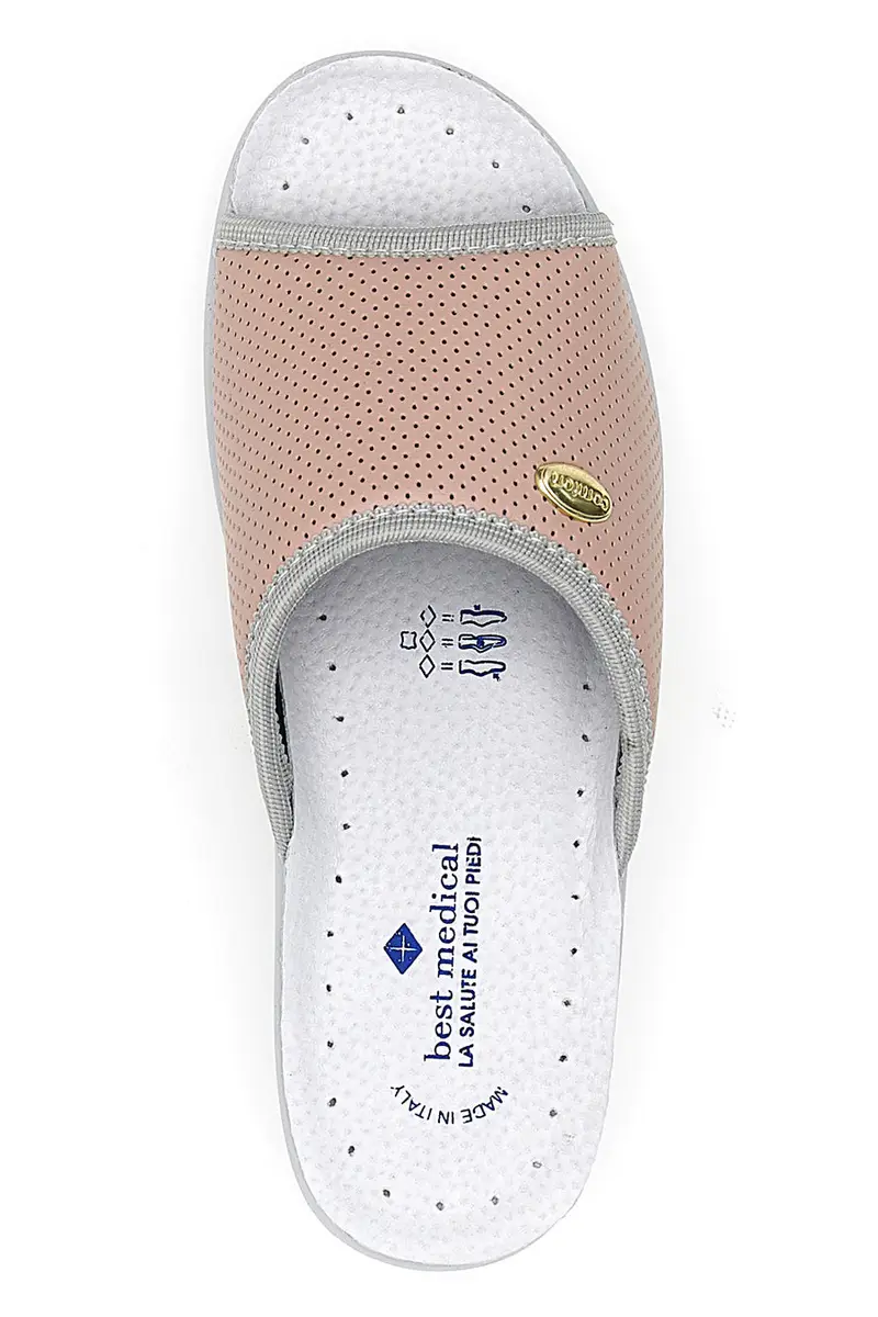 Ciabatte rosa con plantare anatomico suola antiscivolo Best Medical 24 miniatura 3
