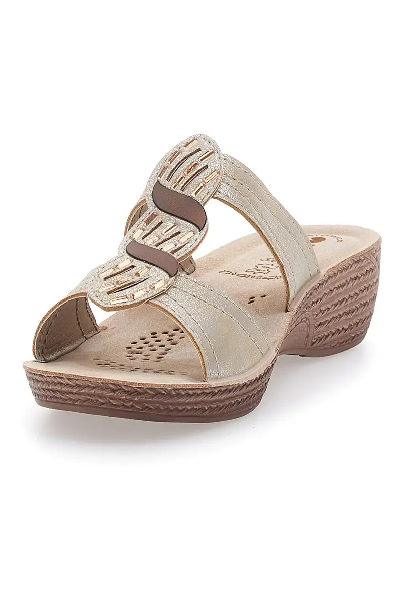 Ciabatte Sabbia Con Sottopiede Anatomico Inblu 34 GL miniatura 3