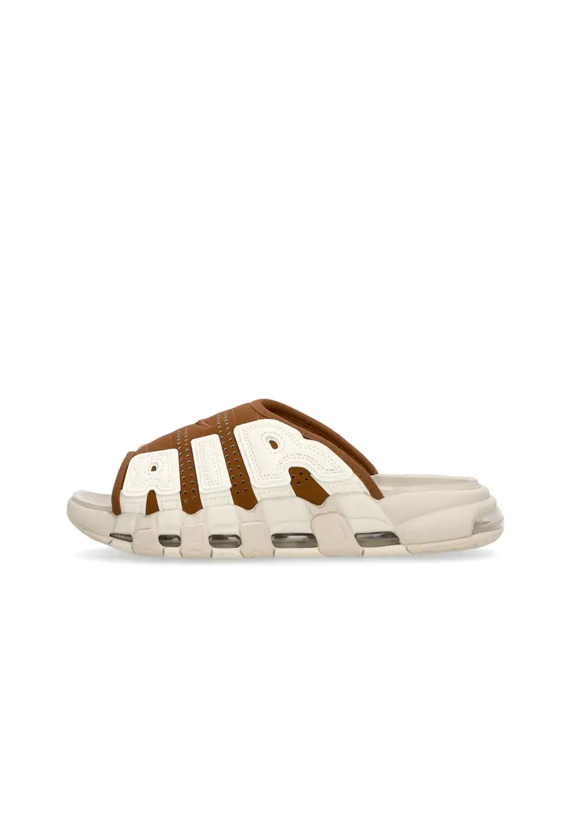Ciabatte Uomo Air More Uptempo Slide Lt British Tan/sail/lt Orewood Brown/clear