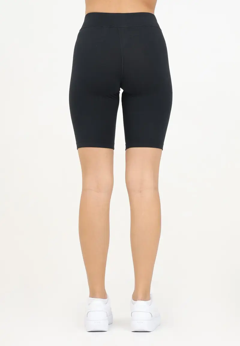 Ciclista nero da donna con swoosh miniatura 2