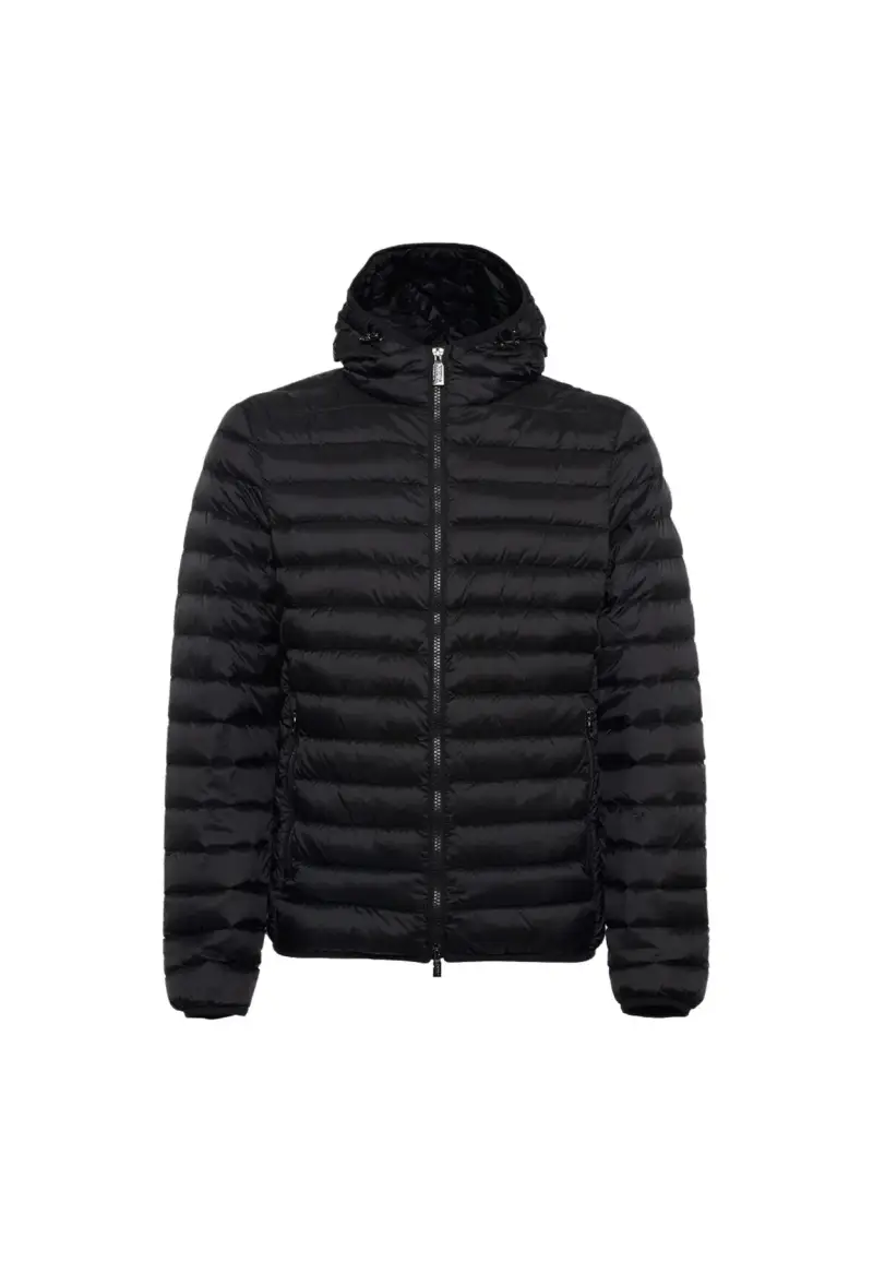 FRANKLIN 2 0 - PIUMINO NERO CON CAPPUCCIO - 48 / Nero