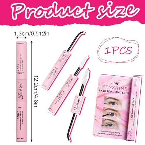 Ciglia Bond and Seal, Colla per Ciglia a Grappolo per Estensioni di Ciglia Individuali Fai da te, Adesivo per Ciglia a miniatura 2