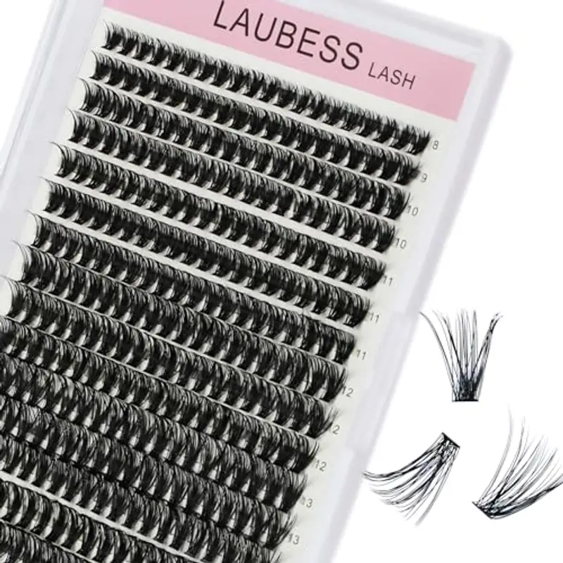 Ciglia Finte Ciuffetti Extension Ciglia 300 Pezzi Makeup Fai Da Te Lash Extender Extension Ciglia Fai Da Te