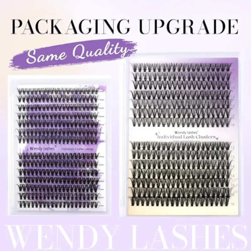 Ciglia Finte Individuali Kit C Curl 240PCS DIY Cluster Lashes Kit 30P/40P 0, 07mm Mix 12-16mm Ciuffetti Extension Ciglia miniatura 2