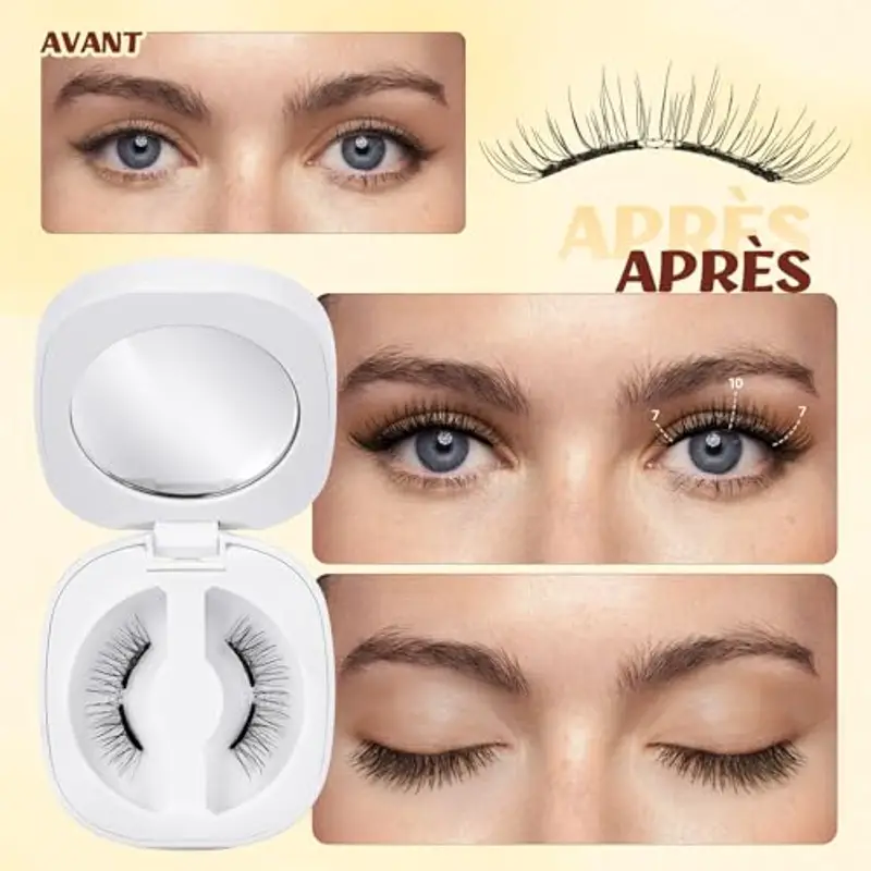 QUEWEL Ciglia finte Multicolore 2098155 miniatura 2