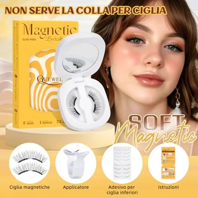 QUEWEL Ciglia finte Multicolore 2098155 miniatura 3