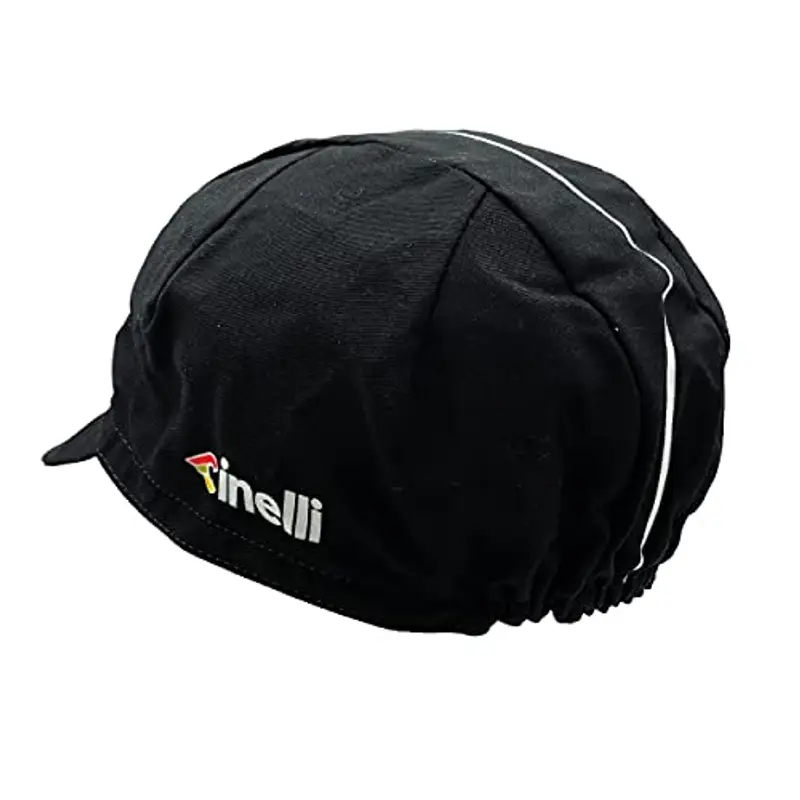 Cinelli Supercorsa, Cappello con Visiera in Cotone, Nero, Taglia Unica miniatura 2
