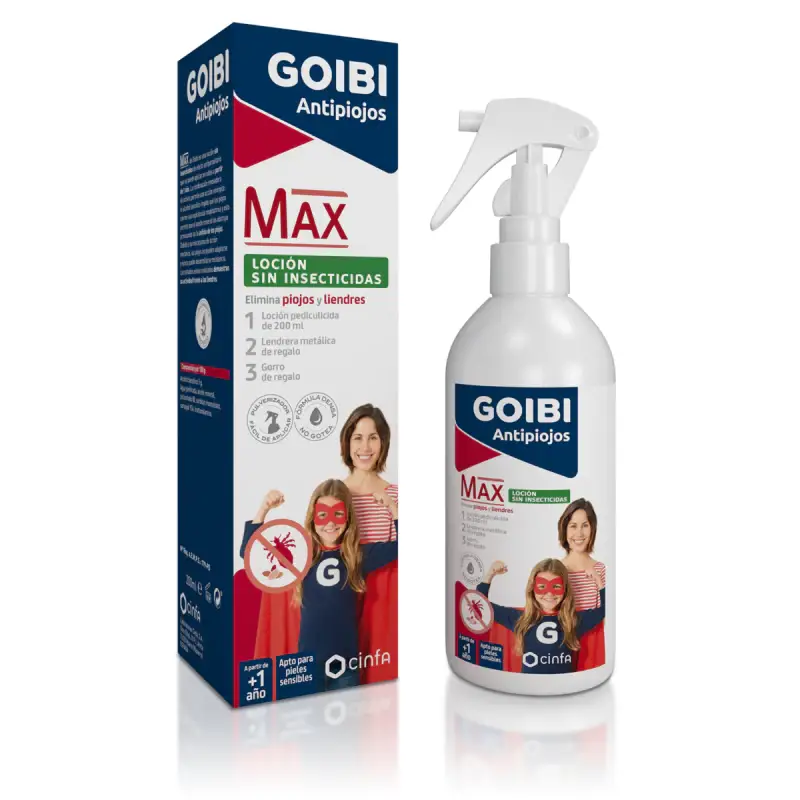 Lozione goibi antipiojos MAX senza insetticidi 200 ML