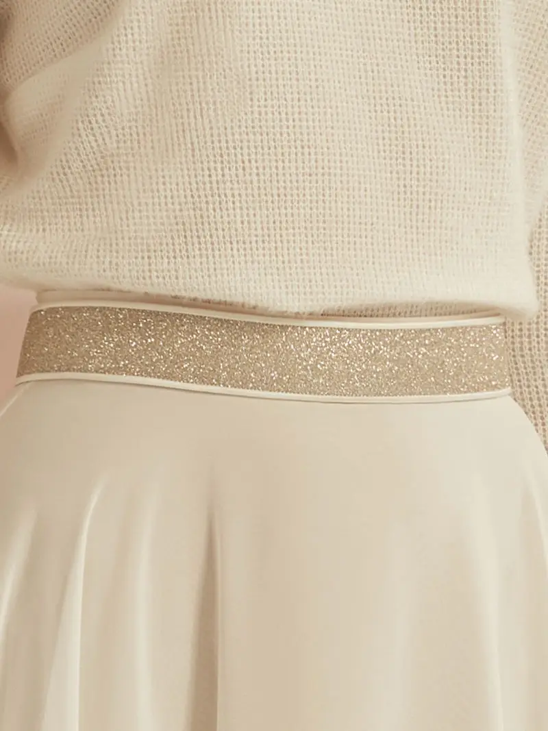 Cintura da sposa Bianco Evento PA93 | Maat: XL