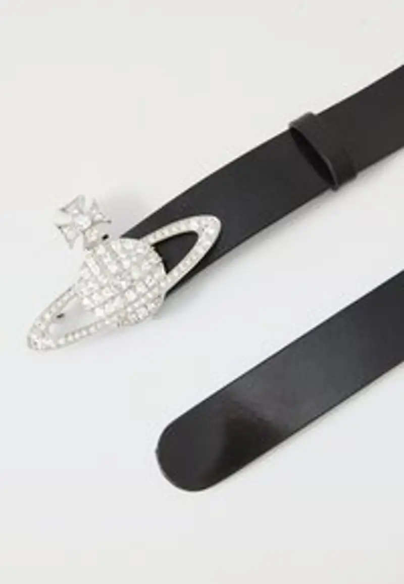 Cintura relief belt platinum/crystal miniatura 2