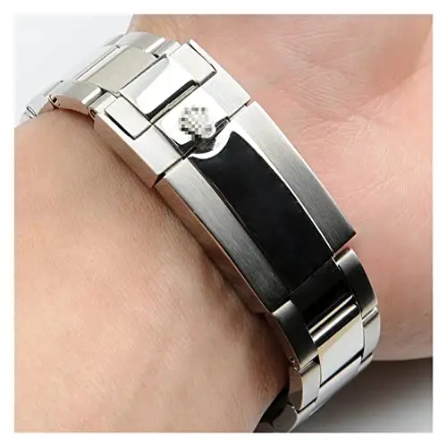 Cinturino for Rolex for SUBMARINER for DAYTONA Cinturino for orologio da uomo con bordo ad arco in acciaio inossidabile miniatura 2