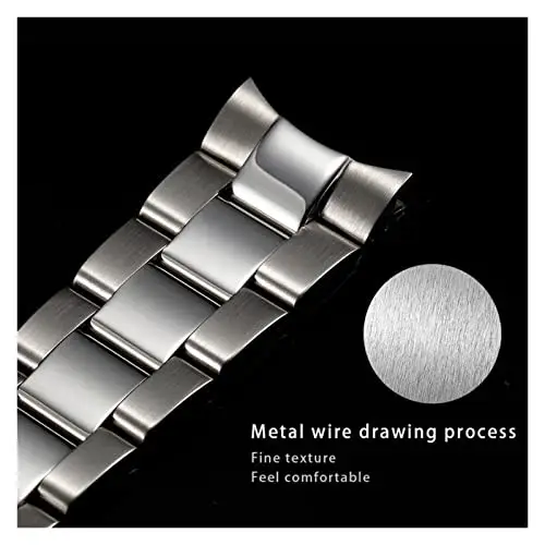 Cinturino for Rolex for SUBMARINER for DAYTONA Cinturino for orologio da uomo con bordo ad arco in acciaio inossidabile miniatura 3