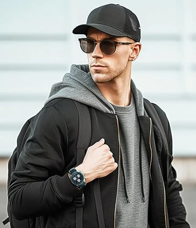 Cinturino per Omega x Swatch MoonSwatch/Rolex Orologio/SEIKO Orologio 20mm, Rilascio Rapido Cinturino in silicone di ricambio per orologio Omega X Swatch Moonswatch Speedmaster (Verde) miniatura 3