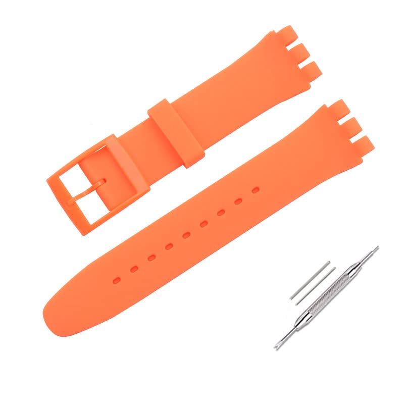 SWATCH - Cinturino Silicone 17mm Arancione
