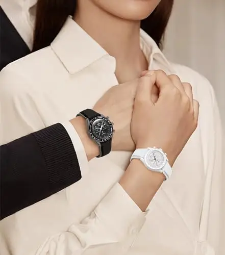 Cinturino per orologio Omega x Swatch MoonSwatch da 20 mm, cinturino pieghevole con fibbia compatibile con Omega X miniatura 3