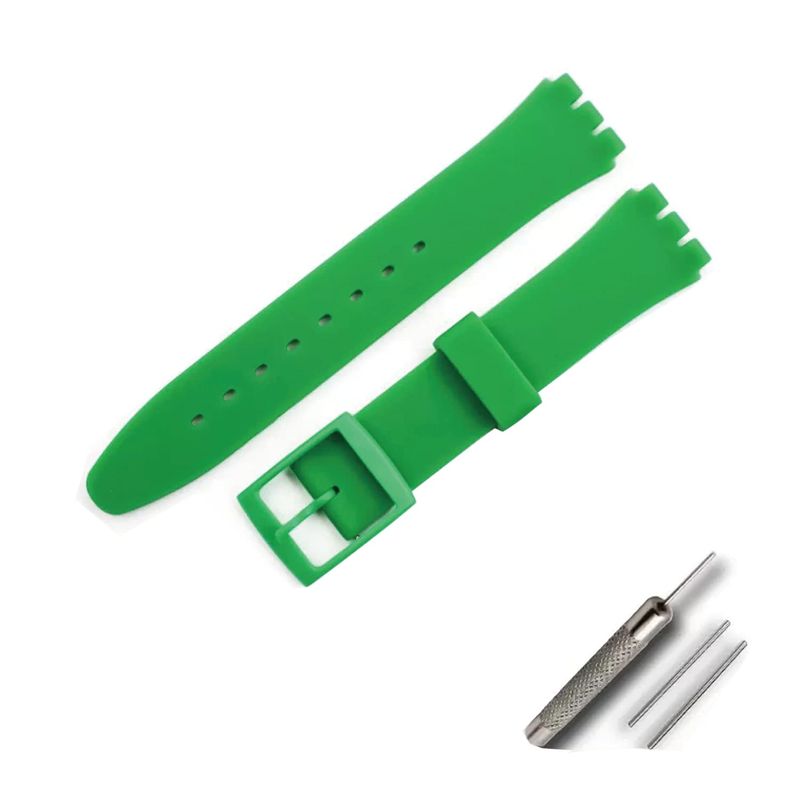 SWATCH Cinturino Orologio Silicone Verde