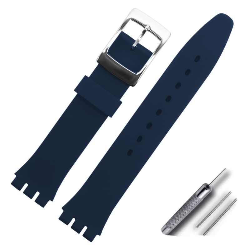 SWATCH - Cinturino Silicone Blu Navy (20mm)
