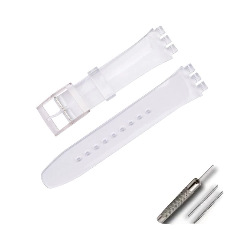 SWATCH - Cinturino Orologio Silicone Trasparente