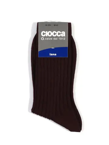 CALZINI CORTI IN LANA UOMO CIOCCA 560/1