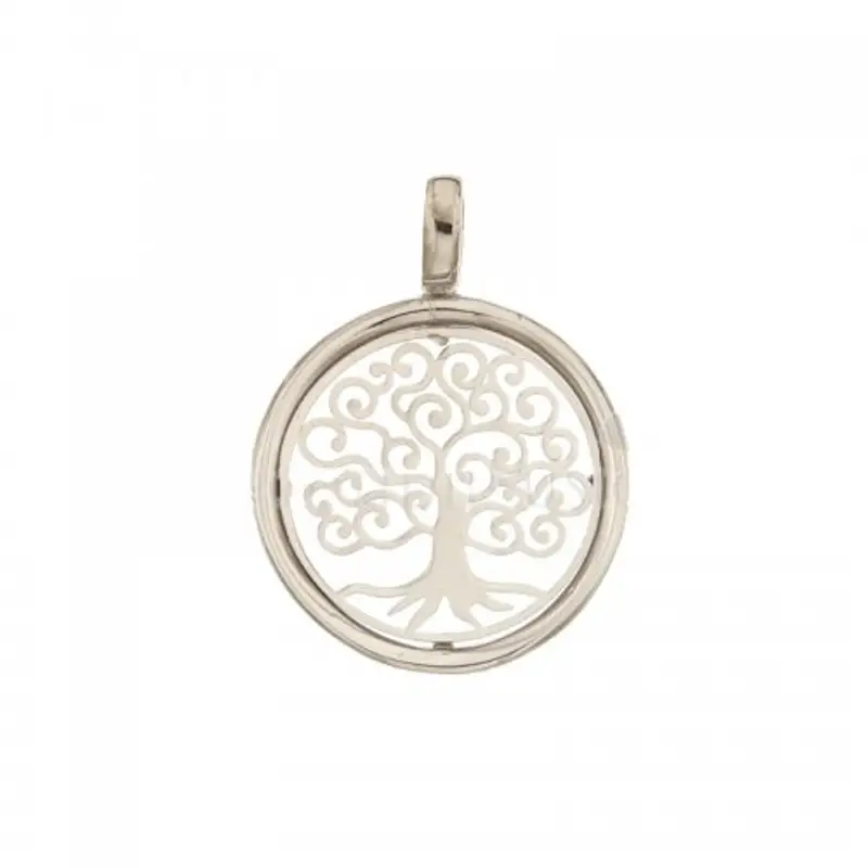 Ciondolo albero della vita oro bianco 803321733343