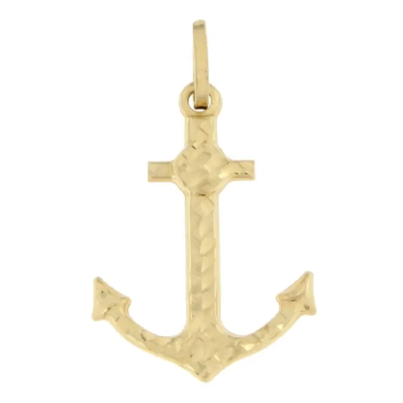 Ciondolo Ancora Oro Giallo GL101097