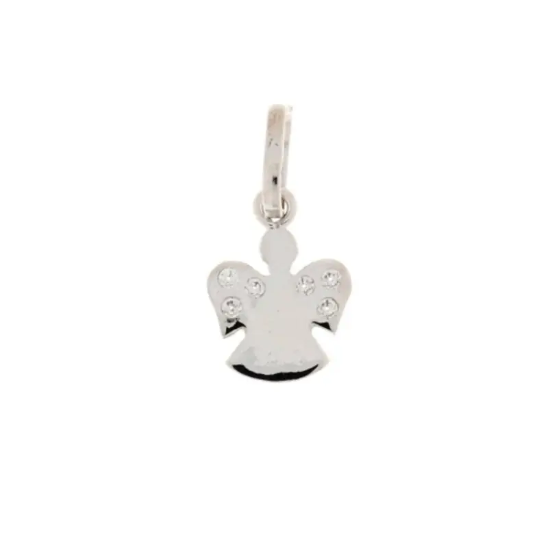 Ciondolo angelo oro bianco 803321713869
