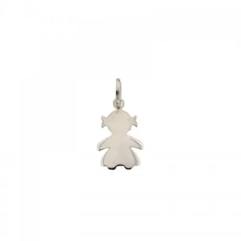 Ciondolo bimba oro bianco 803321730849