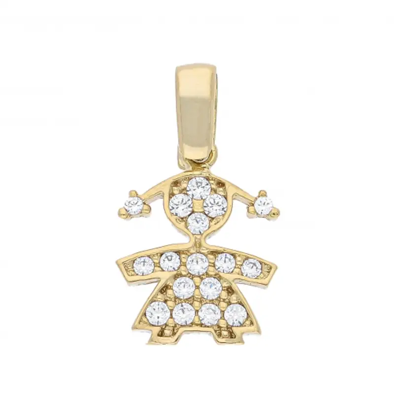 Ciondolo Bimba Oro Giallo GL101564