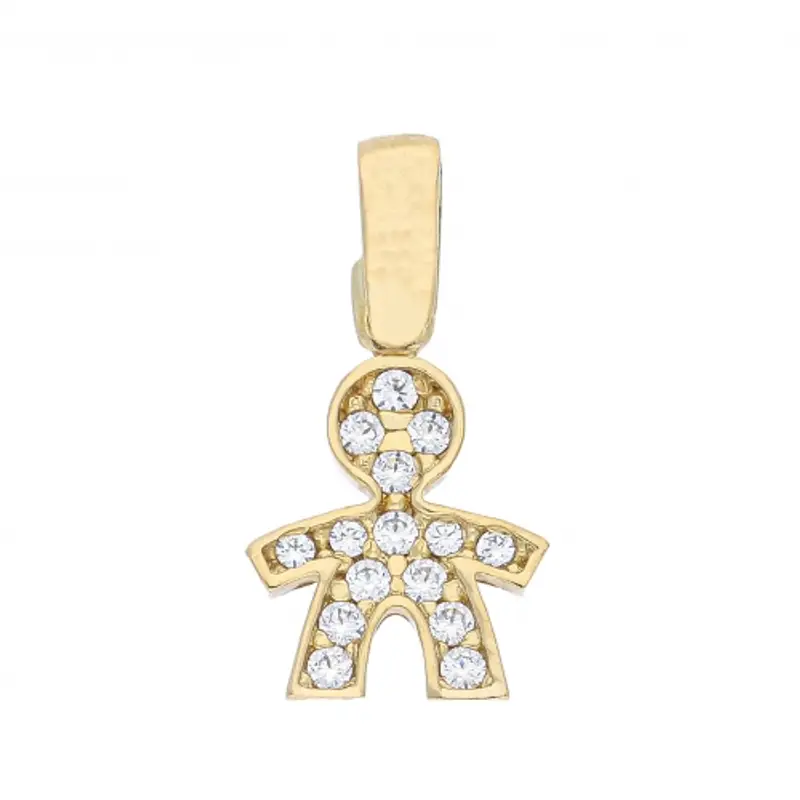 Ciondolo Bimbo Oro Giallo GL101563