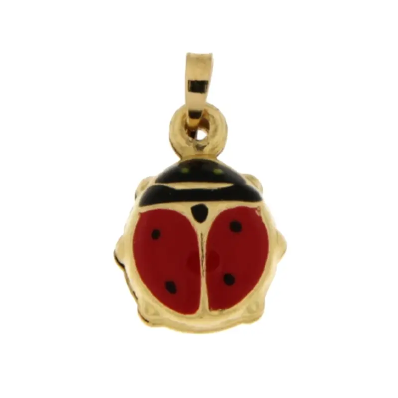 Ciondolo Coccinella Oro Giallo GL101370