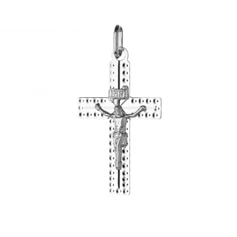 Ciondolo Croce Oro Bianco GL101748