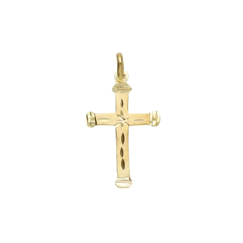 Ciondolo Croce Oro Giallo GL101576