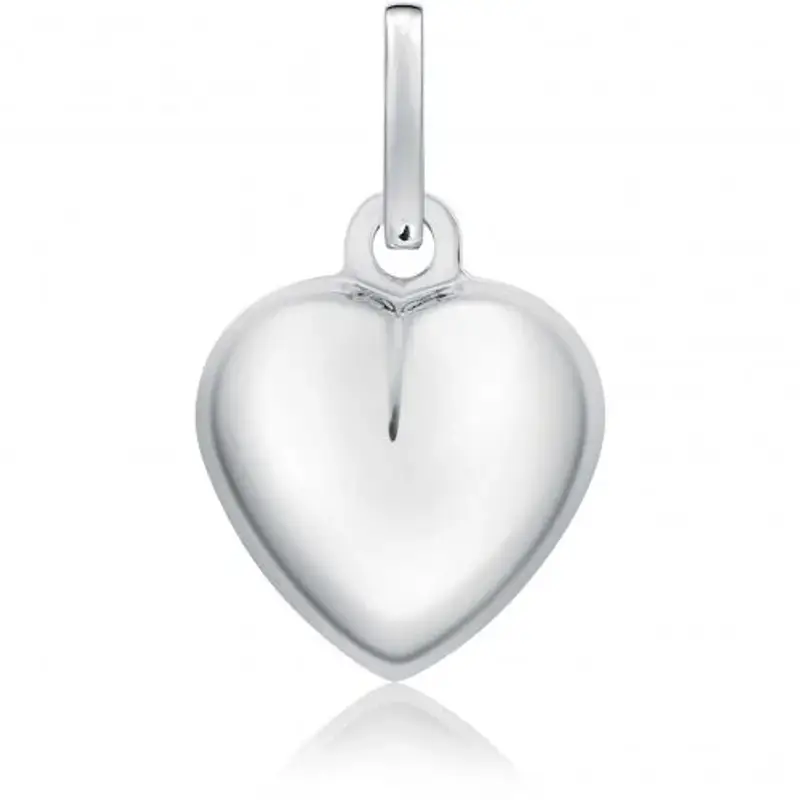 Ciondolo cuore oro bianco 803321711246