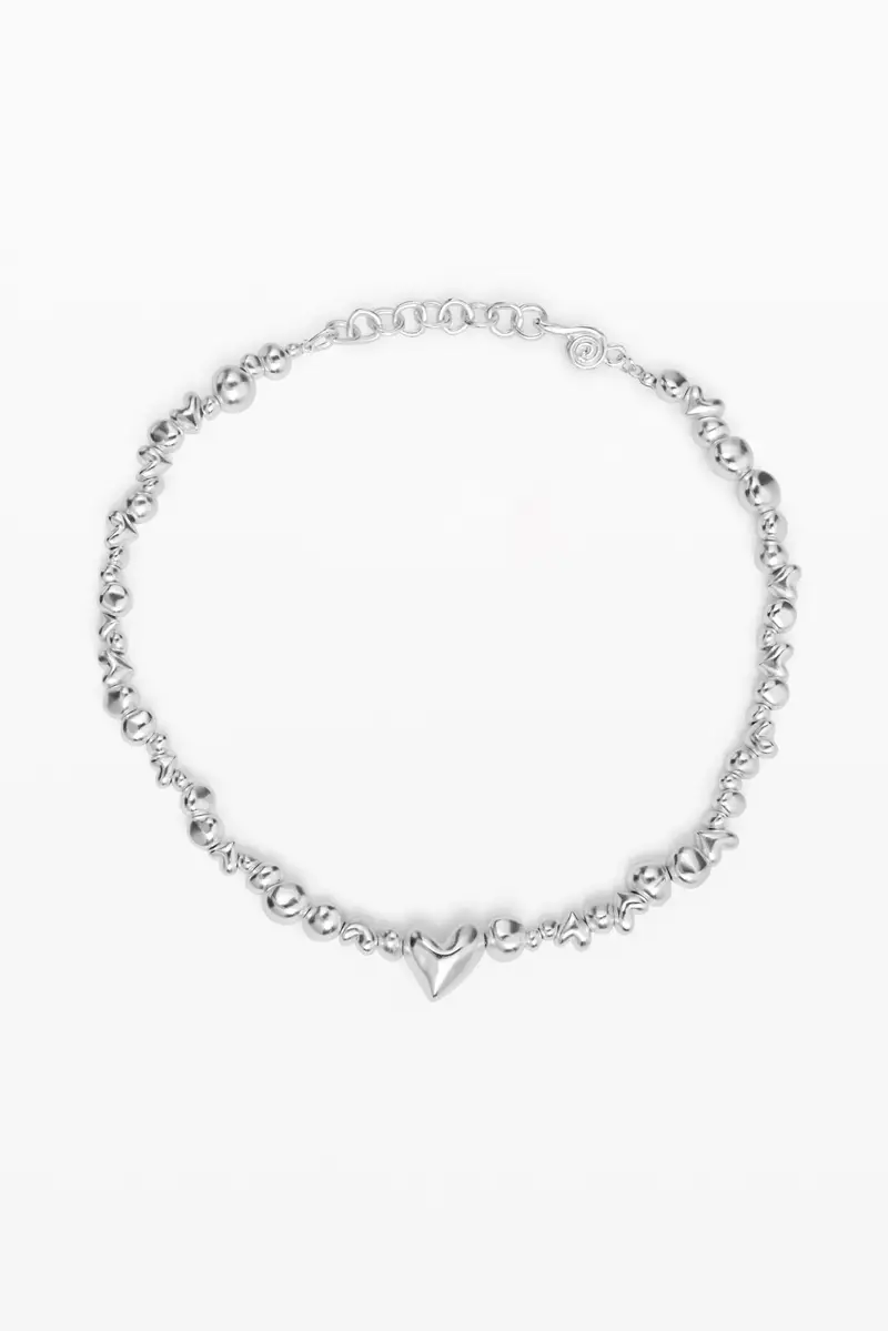 Ciondolo cuori placcato argento Zalio