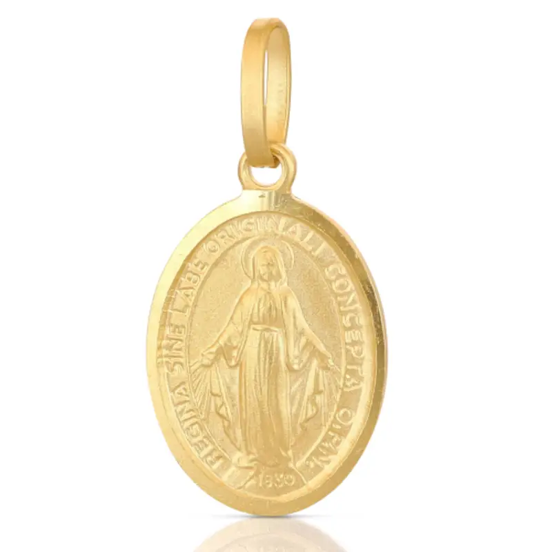 Ciondolo Madonna Miracolosa oro giallo 803321707034