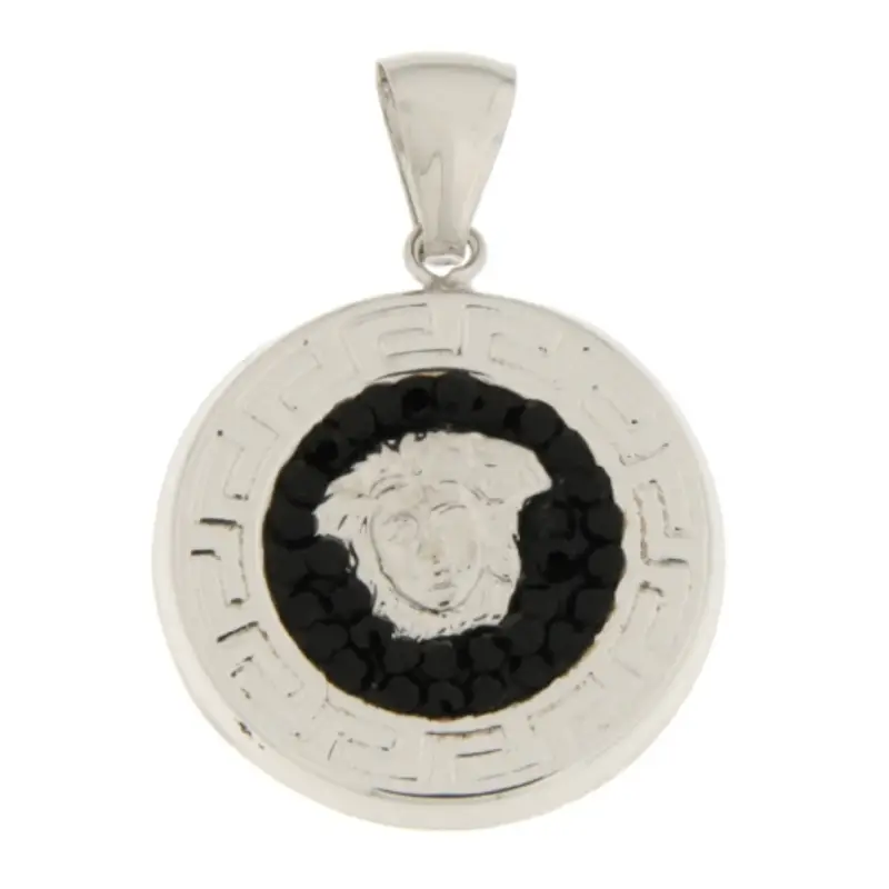 Ciondolo Medusa Oro Bianco GL101431