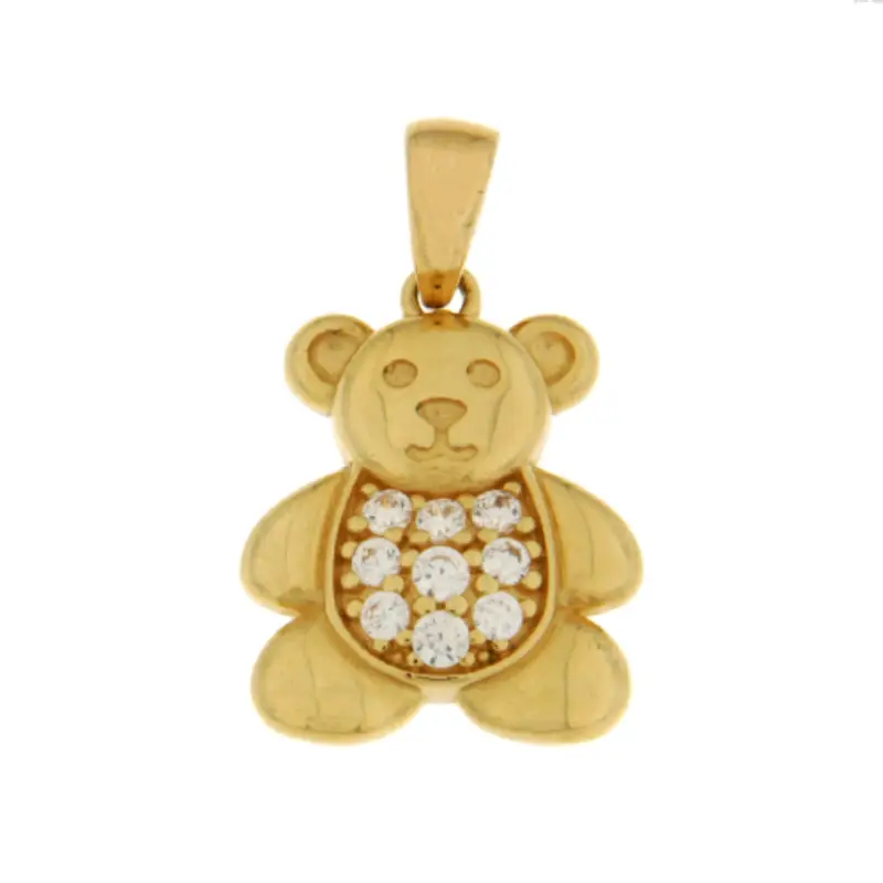 Ciondolo Orsacchiotto Oro Giallo GL102023