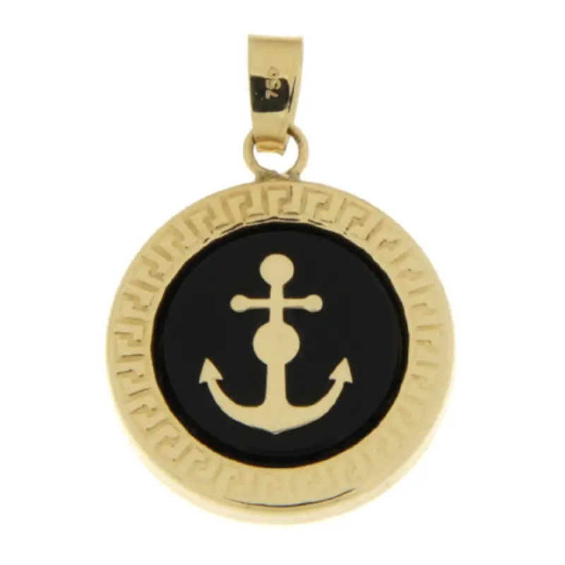 Ciondolo Unisex Ancora Oro Giallo GL101900