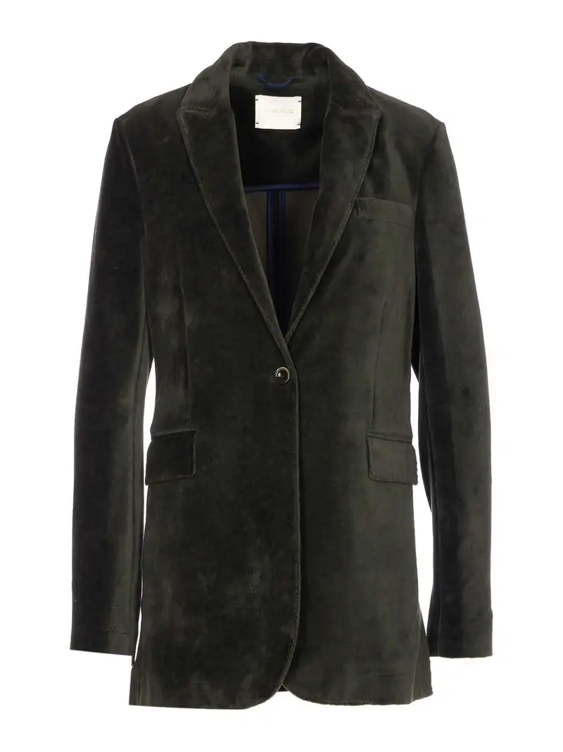 Giacca a petto singolo Verde