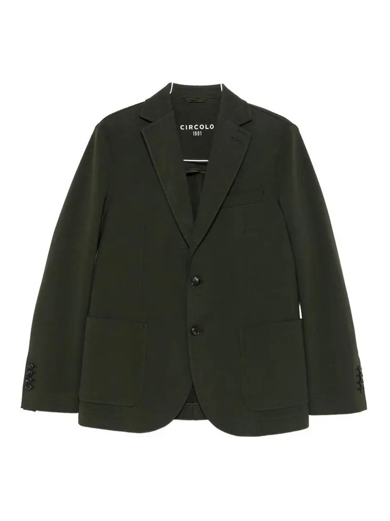 Giacca Con Applicazione Verde