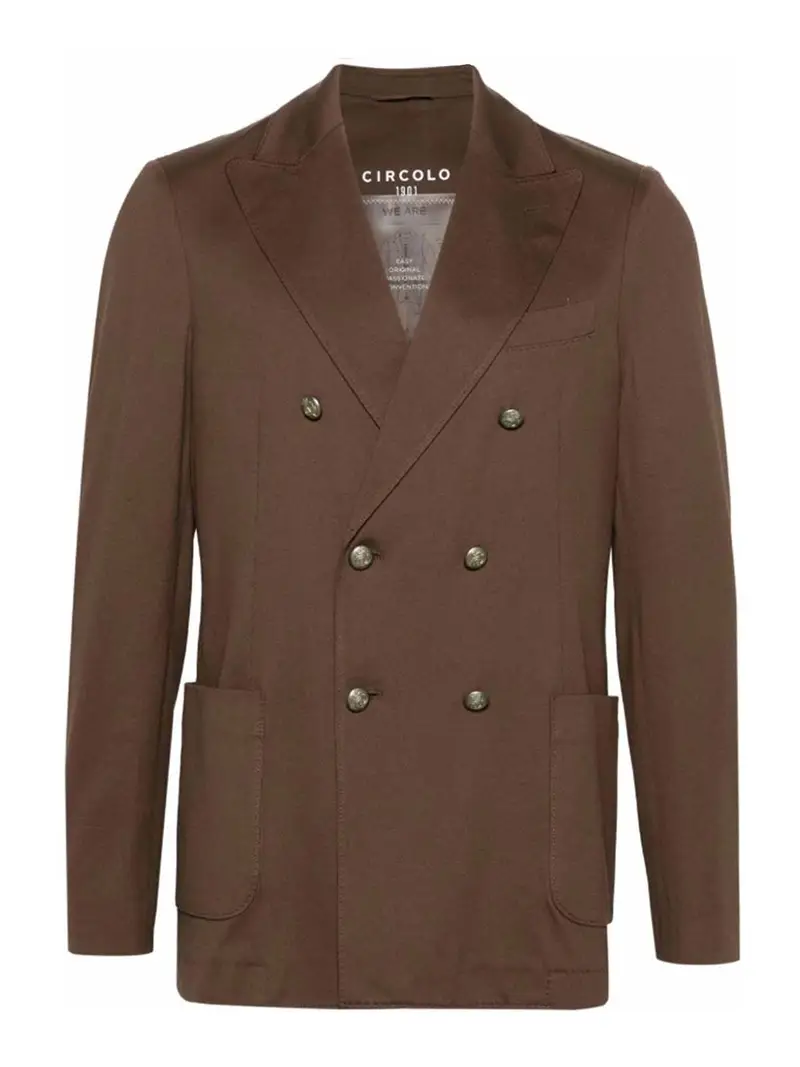 Giacca Doppiopetto Marrone