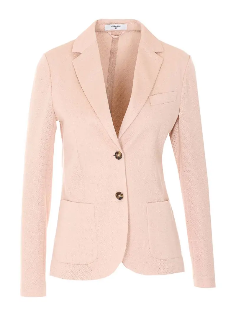 Giacca monopetto Color Carne E Neutri