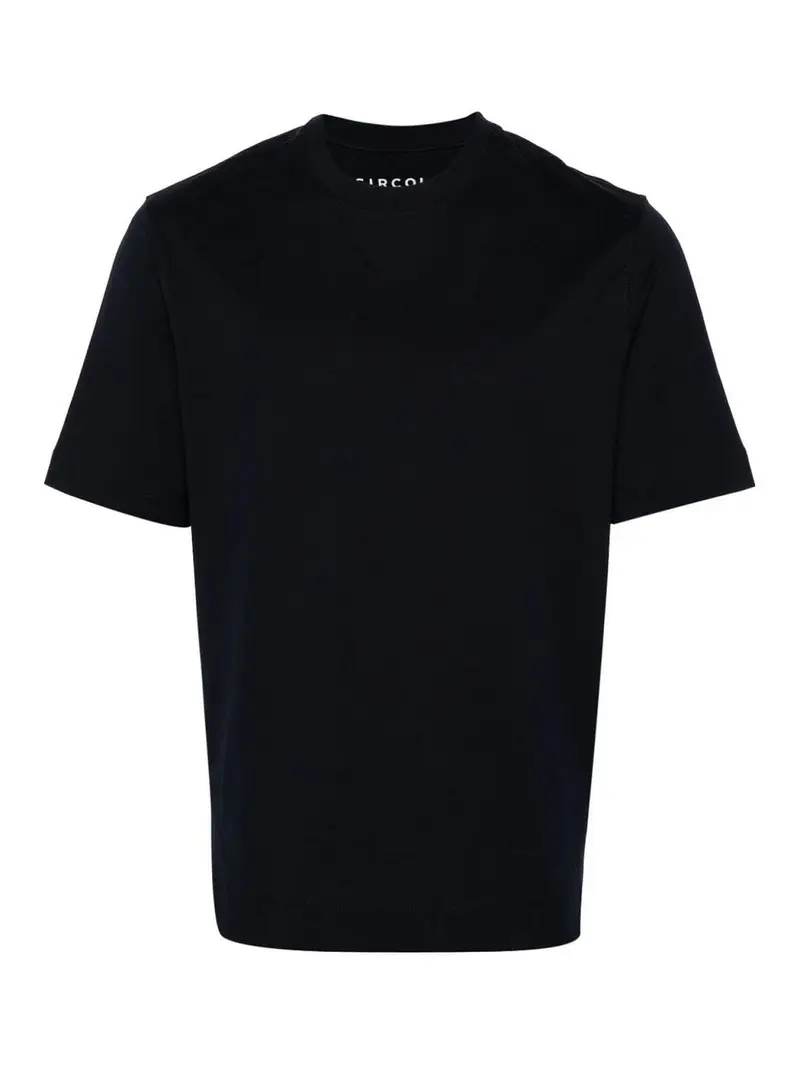 Maglietta in Pique Blu