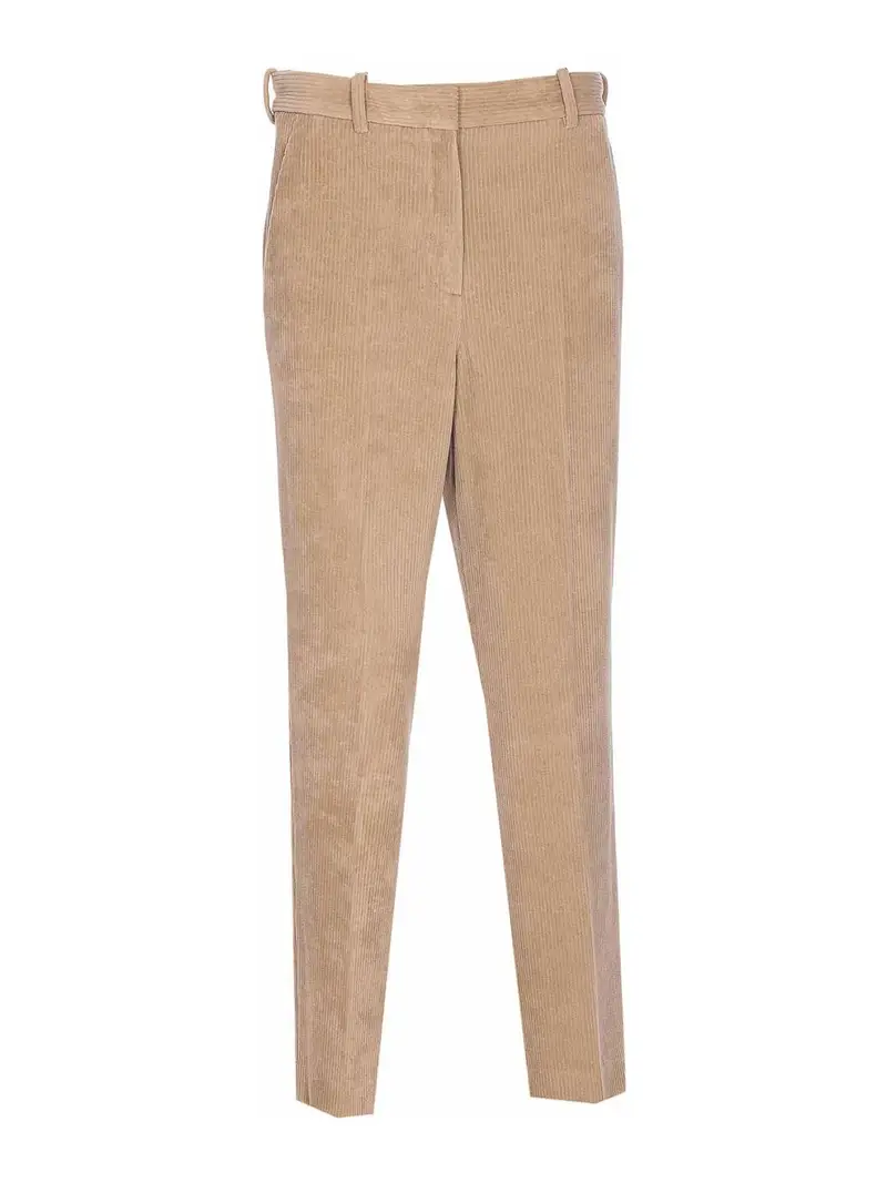 Pantaloni di velluto Beige